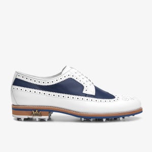 (Value Pick) 람다 골프화 터틀 화이트블루 남성골프화 명품 클래식 스파이크