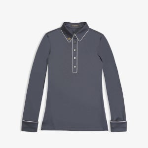 (Value Pick) 람다골프 여성골프웨어 셔츠 롱슬리브 그레이 02751