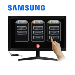 삼성전자 60.4cm(24인치)적외선 터치 모니터 S24F330 IR 터치 산업용모니터