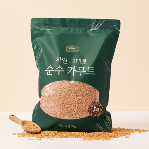 프리미엄 카무트 고대곡물 호라산밀 2kg 대용량 캐나다 당뇨쌀 잡곡 곡물