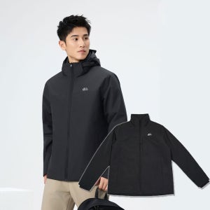 제라스포츠 3M 신슐레이트 경량패딩 블랙 남자 런닝 바람막이