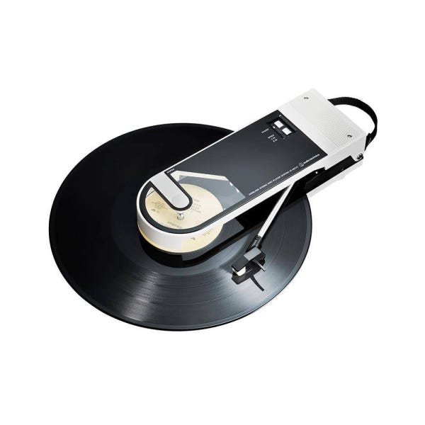오디오테크니카 휴대용 턴테이블 AT-SB727 화이트