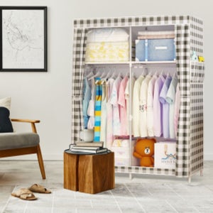 행거 좁은공간 좁은방 비키니옷장 붙박이장 시스템 다이소 원룸 안방 거실 풀커버