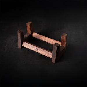 목수랑 블랙우드 엔드그레인 도마 거치대