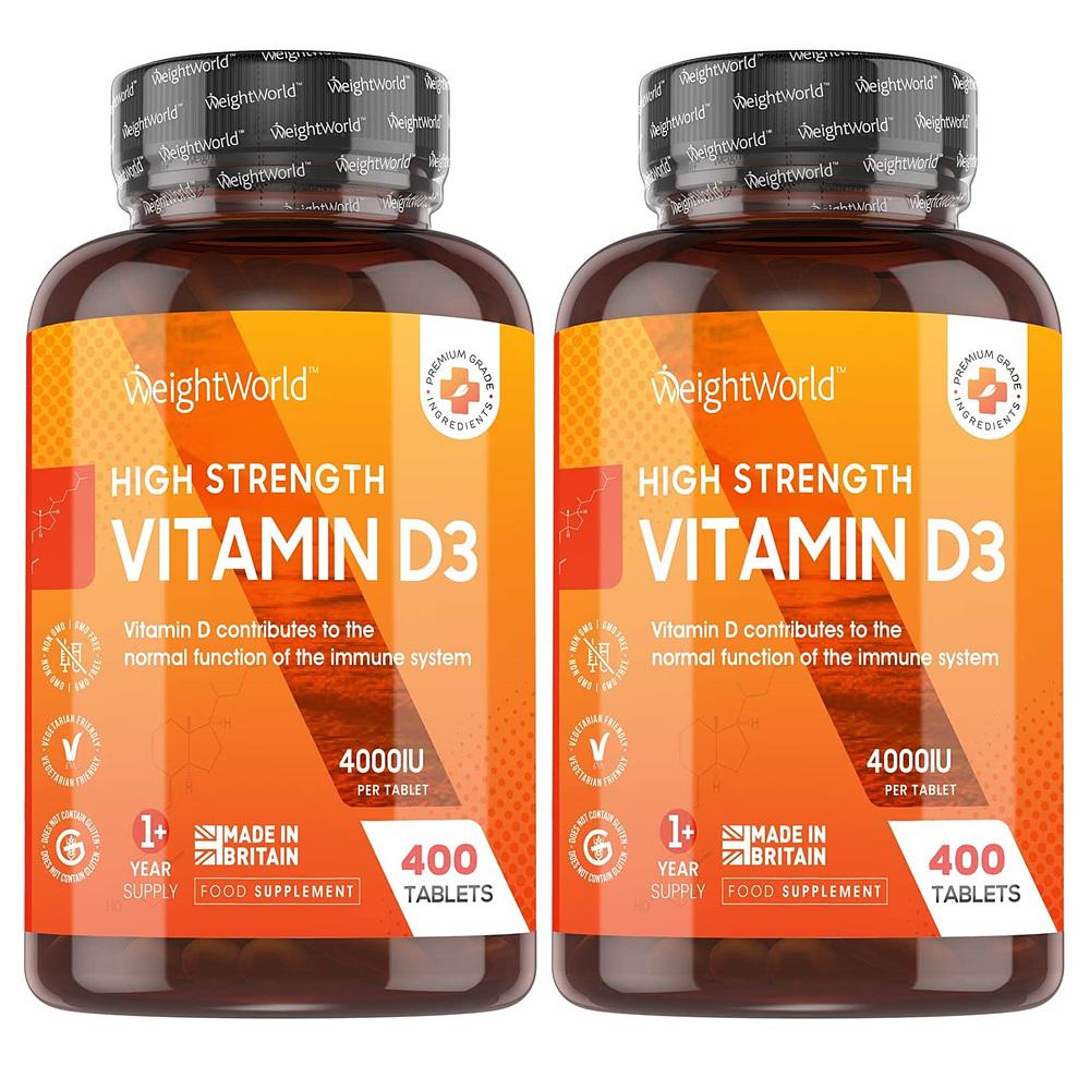 Weight World <b>웨이트월드 비타민 D</b>3 4000IU 400정 2개