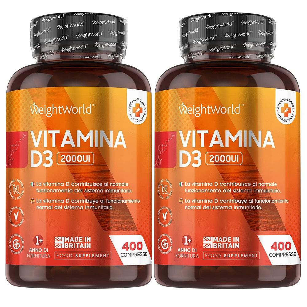 Weight World <b>웨이트월드 비타민 D</b>3 2000IU 400정 2개