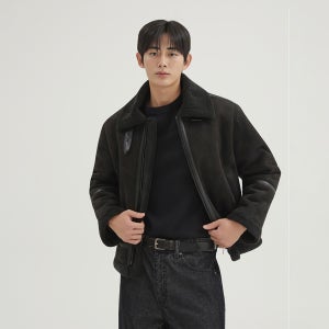 [N배송][신세틱레더] 스파오 무스탕 점퍼 SPJLG11M07