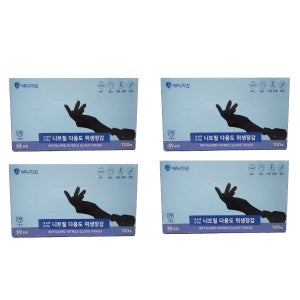 애니가드 니트릴 일회용 장갑 M(중형), 4개