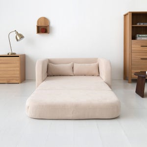 좌식소파베드 2인소파베드 팔걸이 원룸 접이식 페브릭 쇼파 배드