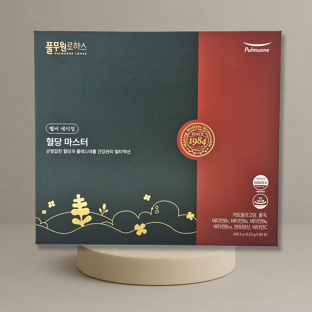 <b>풀무원로하스</b> 혈당마스터 3개월 콜레스테롤 영양제