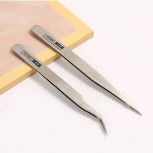 레진재료 정밀 핀셋 곡선형 Q1 직선형 Q2