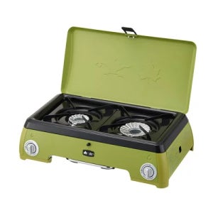 로고스X센고쿠 알라딘 휴대용 가스 카세트 스토브 2구 버너