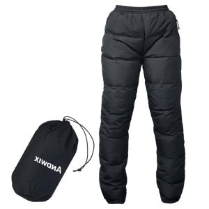 우모복바지 오리털바지 구스다운 팬츠 방수방한 패딩 백패킹