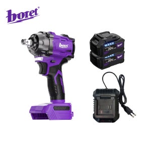 보레트 21V 충전 전동 임팩 렌치 하이토크 배터리2개세트 BIW-21002M 마끼다 호환