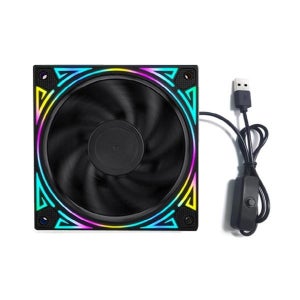 조이쿨 USB 120mm 팬 12025 RGB LED 시스템쿨러