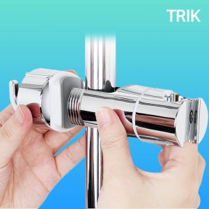 샤워기걸이 샤워기 무타공 거치대 홀더 후크형 헤드 교체 TRIK샤워컨트롤