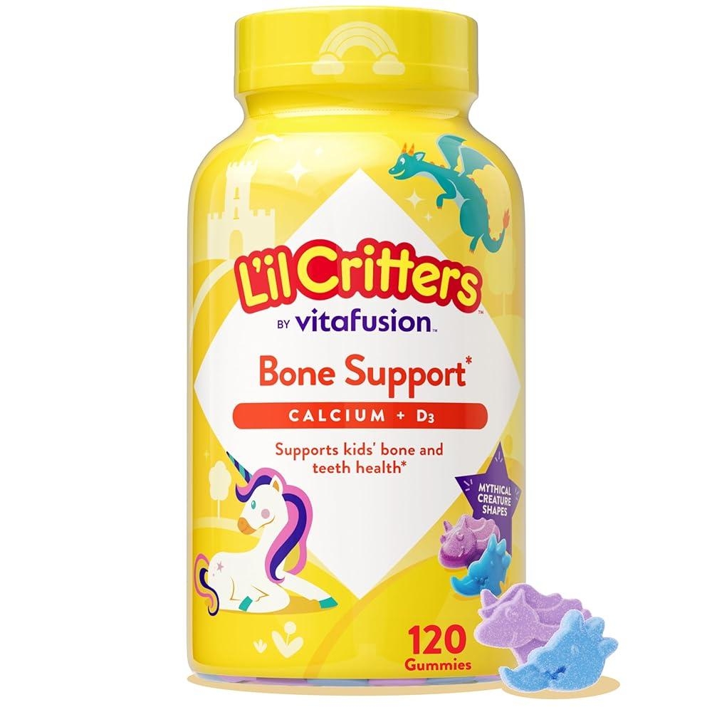 릴크리터스 Lilcritters <b>칼슘 D3 구미</b> 120정 영양제