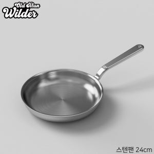 스텐 후라이팬 통5중 316 스테인리스 인덕션 프라이팬 OMW 24cm