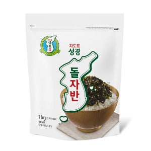 지도표 성경김 돌자반 김자반 대용량 1kg