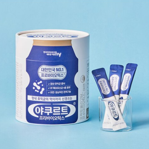야쿠르트 프로<b>바이오</b>틱스 프리<b>바이오</b>틱스 장 건강 유산균 약 2개월분 배변활동 유해균억제