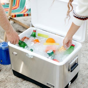 이글루 레거시 쿨러 51리터 스틸 대용량 아이스박스