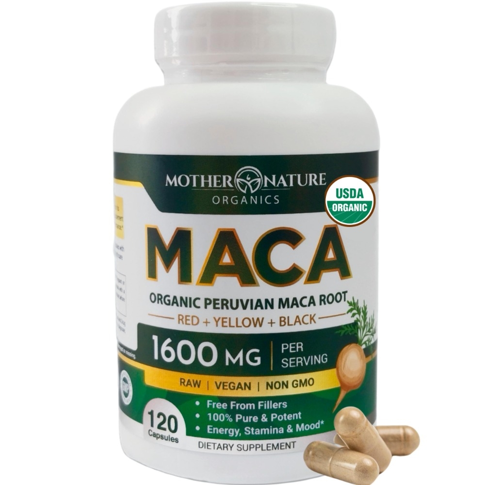 마더네이처 <b>마카</b> 페루비안 페루산 Peruvian <b>Maca root</b> 120<b>캡슐</b>