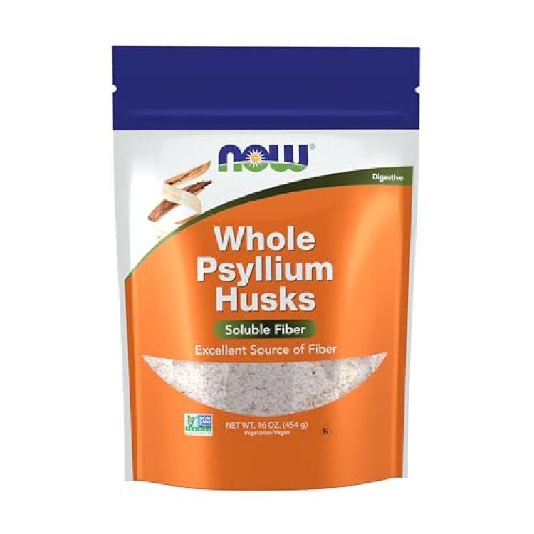 해외 직송품 <b>Psyllium Husk</b>, WHOLE, 1 Lb by Now Foods