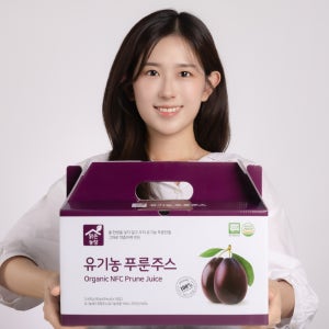 맑은농장 NFC착즙100% 유기농 푸룬주스 총 90포 임산부푸룬주스 딥워터