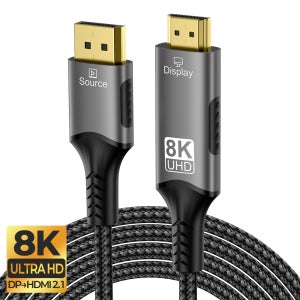 DP To HDMI 2.1 변환 케이블 2M 8K YT-D2H21-02