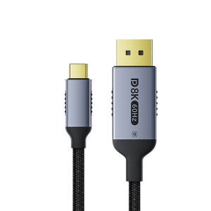 USB C타입 DP 1.4 양방향 케이블 2M 8K 모니터 연결 YT-CDP14-20