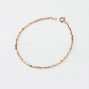 14K 트리나 컷팅 반짝이는 데일리 레이어드 팔찌