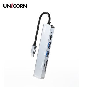 유니콘 TCH-P30 C타입 6 in 1 HDMI 멀티허브