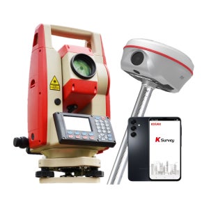 GPS측량기 토탈스테이션(광파기) 측량어플 셋트