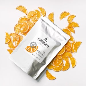 티랑 건조과일 오렌지칩 반절컷 100g 건오렌지 건과일 카페납품 음료가니쉬