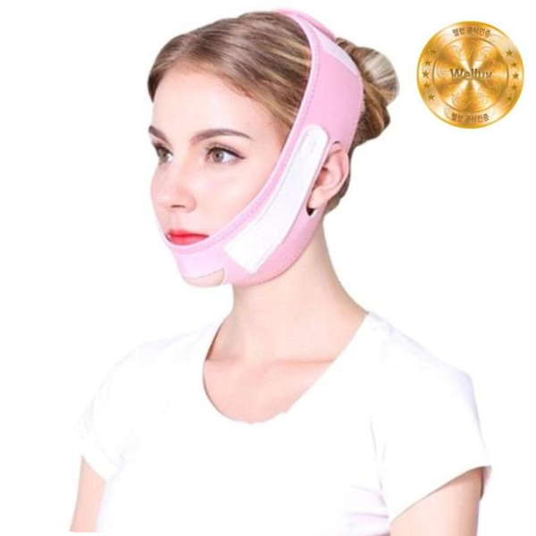 얼굴탄력밴드 <b>웰럽</b> 얼굴 리프팅밴드 v 브이라인 땡김이 WL-1113