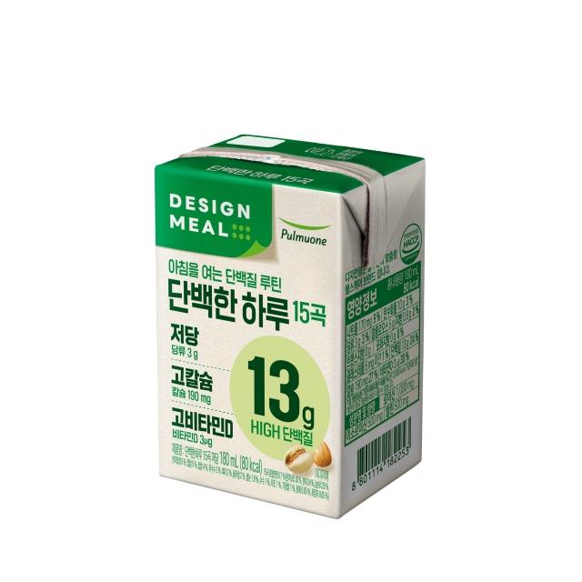 단백한하루 15곡 저당(180mlx12개) <b>풀무원</b> 탕비실 음료 <b>운동</b>후 남녀노소 아침대용 간식