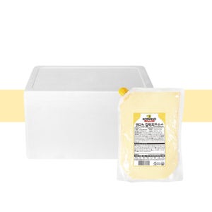 코다노 갈릭 치즈 소스 2kg, 5개 1박스 보냉포장 대용량 업소용 딥핑 조흥