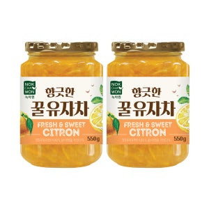 [1+1] 녹차원 녹차원 향긋한 꿀유자차 550g