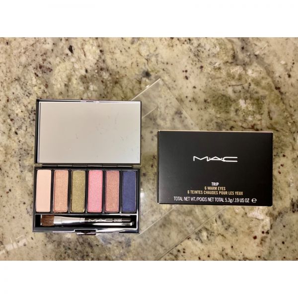 맥 트립 6 웜 <b>아이즈</b> NIB 정통 한정판 팔레트 1584923