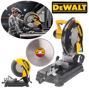 DEWALT 메탈커터 금속절단기 355mm (14) 금속용 팁쏘 1매포함 파이프절단기