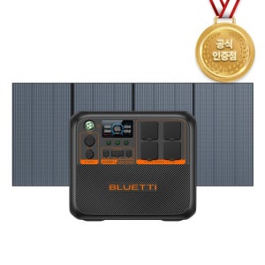 BLUETTI 블루에티 파워뱅크 AC200PL+PV350 태양광 패널 캠핑용 차박 휴대용