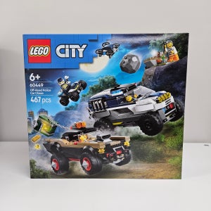 레고 60449 시티 경찰과 도둑 467피스 오프로드 경찰차 추격전 초등 생일 선물 크리스마스