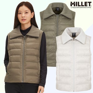밀레여성조끼 누아 카라넥 오리털 덕베스트