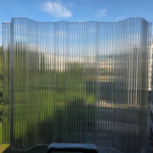 투명복층렉산 V-250 단열 UV차단 지붕판