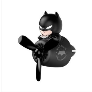 [배트맨] 차량용 송풍구 방향제 프로펠러 마블 캐릭터 회전 디퓨저+리필2매