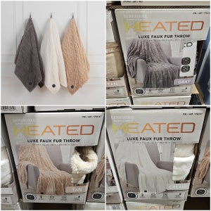 코스트코 Berkshire 전기 온열 담요 1인용 이불 127x152cm 극세사 사무실 소파 캠핑 차박 의자 거실 가을 겨울