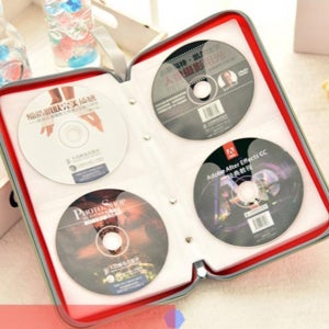 대용량 휴대용 cd 케이스 지퍼형 cd 보관 케이스 옥스포드 차량용