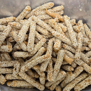 참깨 듬뿍 구운 참마깨스틱 건강한 바삭한 간식 지퍼팩 소포장 200g 고소한 건강과자