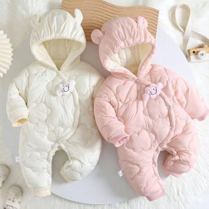 아기우주복패딩 아기방한우주복 신생아외출