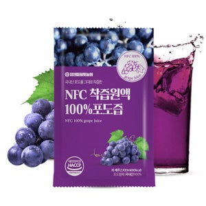 국산포도 NFC 100% 포도원액 쥬스 진액 30포, 1개